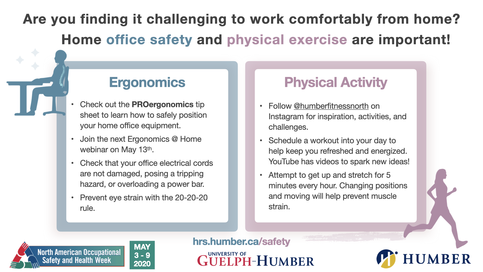 NAOSH Week Ergonomics and Exercise Humber Communiqué